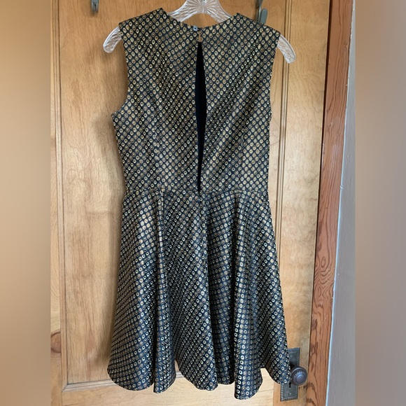 Opening Ceremony Gold & Black Party Dress, size 4 - Picture 2 of 5